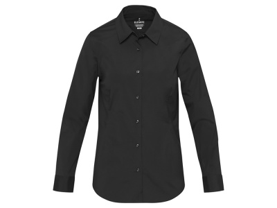 Carnelian женская рубашка из поплина - сплошной черный , размер XS