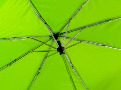 Зонт Picau из переработанного пластика в сумочке, зеленое яблоко