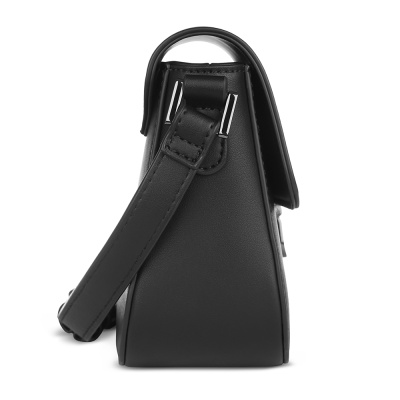 Сумка женская BUGATTI НЕЛА | NELA, черная, полиуретан, 22х8х15,5 см