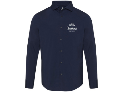 Carnelian мужская рубашка из поплина - Navy Blue , размер XL