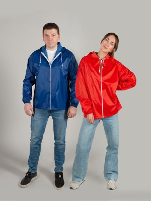 Короткий дождевик Maui из полиэстера, красный , размер M-L