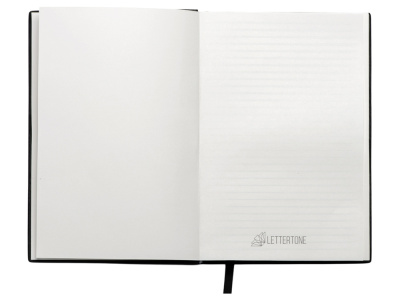 Набор блокнот в гибкой обложке А5 и металлическая шариковая ручка Nabokov, черный