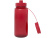 Спортивная бутылка Ryder из переработанного ПЭТ-пластика объемом 900 мл с многофункциональной крышкой, сертифицированная RCS - Красный