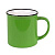 Кружка CAMP, зеленая с черным кантом, 280мл, тонкая керамика