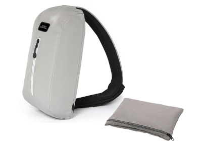 Подарочный набор с бутылкой для воды в сумке - слинге 
Athletic nomad, красный