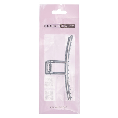 Заколка-краб Dewal Beauty, цвет серебряный
