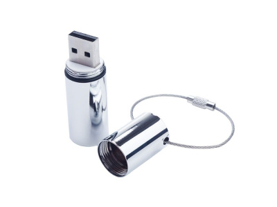 USB-флешка на 128 ГБ, 3.0 USB  серебро , размер 128ГБ