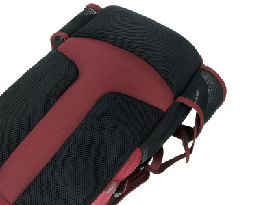 Туристический рюкзак TORBER КЕМПИНГ, бордовый, полиэстер, 26 х 48 х 12 см