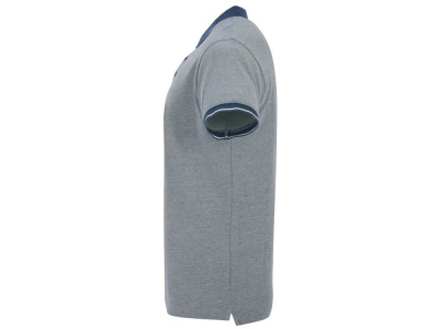 Рубашка поло Bowie мужская, меланжевый нэйви , размер S