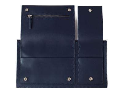 Тревел портмоне Flat, синий