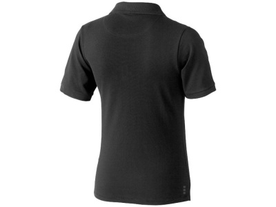 Calgary женская футболка-поло с коротким рукавом, антрацит , размер M