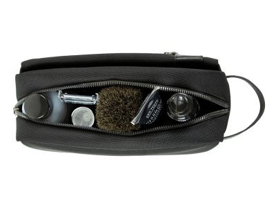 Несессер мужской BUGATTI НЕРО | NERO, чёрный, нейлон 1680D/кожа, 24х7,5х16 см