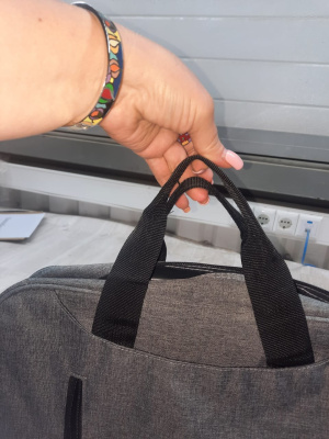 Сумка для ноутбука Wing с вертикальным наружным карманом, зеленый (Р)