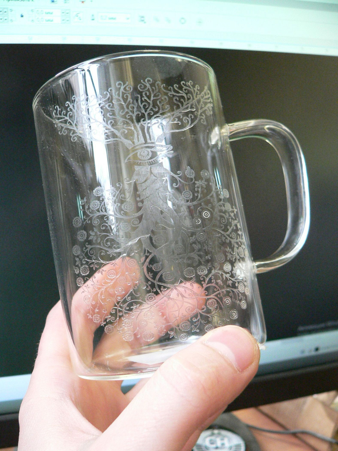 Круговая гравировка