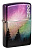 Зажигалка ZIPPO Colorful Sky с покрытием 540 Tumbled Chrome, латунь/сталь, разноцветная, 38x13x57 мм