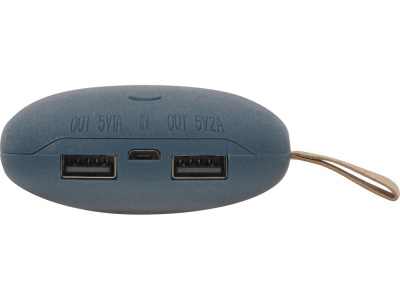 Внешний аккумулятор в форме камня Stone, 7800 mAh, темно-серый , размер 7800 mAh