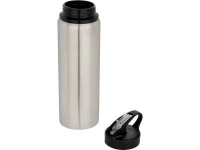 Одностенная бутылка для воды Fits/Фитц, изготовленная из нержавеющей стали, сертифицированной по стандарту RCS, объемом 800 мл - Серый