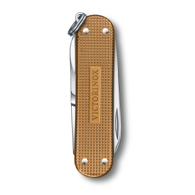 Нож-брелок VICTORINOX Classic SD Alox Colors "Wet Sand", 58 мм, 5 функций, песочный