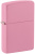 Зажигалка ZIPPO Classic с покрытием Pink Matte, латунь/сталь, розовая, матовая, 38x13x57 мм