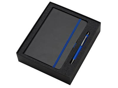 Подарочный набор Jacque 2.0. с ручкой и блокнотом, синий