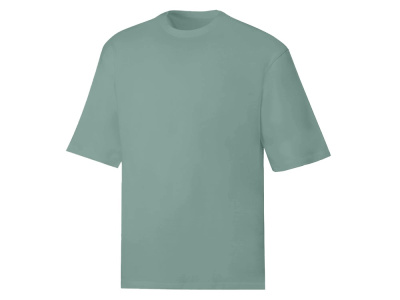 Футболка Berlin к/р оверсайз, 100% хлопок, 180гр, пыльно-бирюзовый , размер XS-S