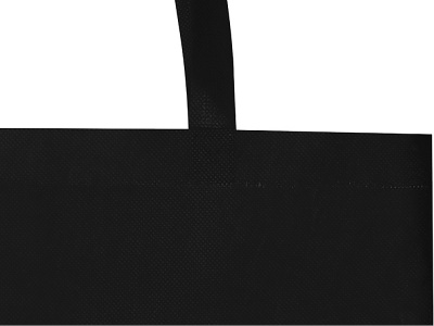 Экосил эко-сумка с ластовицей из нетканого материала, переработанного по стандарту GRS, объемом 12 л, черный