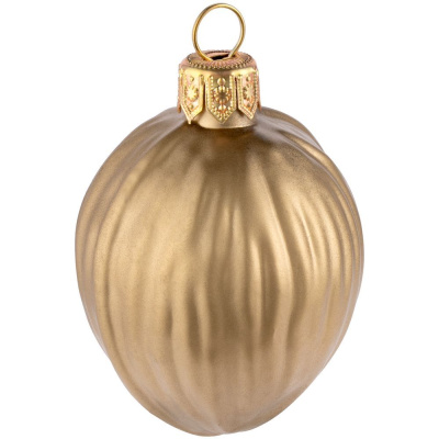 Елочная игрушка «Грецкий орех»