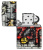 Зажигалка ZIPPO Graffiti King с покрытием 540 Matte, латунь/сталь, разноцветная, матовая, 38x13x57 мм