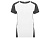Спортивная футболка Zolder женская, белый/меланжевый черный , размер L