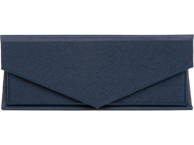 Подарочная коробка для флеш-карт треугольная, синий