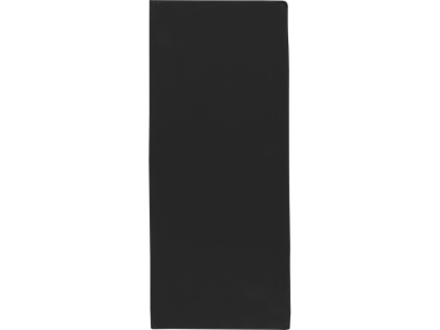 Lucas спортивное полотенце из переработанного полиэстера 30х80 см - сплошной черный , размер S