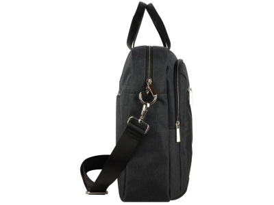 Портфель мужской BUGATTI СЕРА | SERA, антрацитовый, полиэстер, 40х11х34 см, 15 л