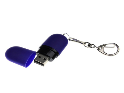 Флешка Goutte Soft-touch на 8 Гб, синий , размер 8Gb