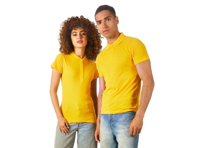 Рубашка поло First женская, золотисто-желтый , размер L