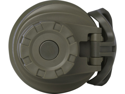 Бутылка для воды с вакуумной изоляцией Fortis/Фортис объемом 700 мл из меди и переработанной нержавеющей стали, сертифицированной по стандарту RCS, зеленый лесной