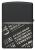 Зажигалка ZIPPO Jack Daniel's с покрытием Black Matte, латунь/сталь, разноцветная, 38x13x57 мм