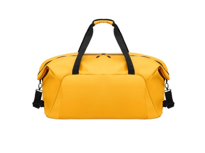 Сумка дорожная TORBER РИТМ, желтая, полиэстер 900D с PU покрытием, 65 х 37 х 34 см