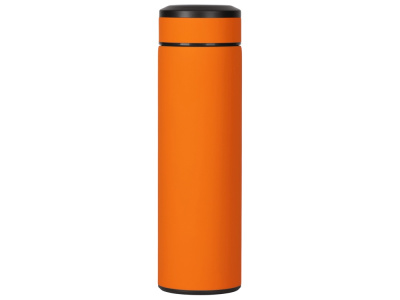 Вакуумный термос Vacuum Flask C1, soft touch, 420мл, оранжевый