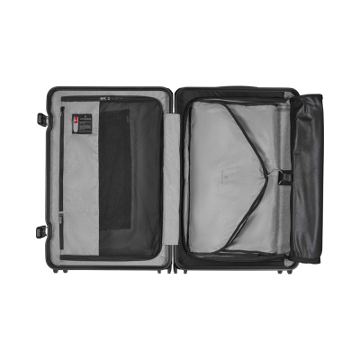 Чемодан VICTORINOX Lexicon Framed, черный, 100% поликарбонат Makrolon, 46x28x68 см, 72 л