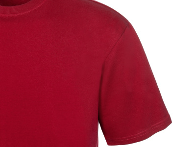 Футболка из френч терри Warsaw унисекс 220гр, красный , размер XL