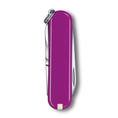 Нож-брелок VICTORINOX Classic SD Colors "Tasty Grape", 58 мм, 7 функций, фиолетовый