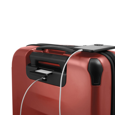 Чемодан VICTORINOX Spectra™ 3.0 Global Carry-On, красный, поликарбонат Sorplas™, 40x20x55 см, 39 л