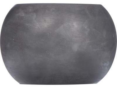 Круглая свечка в бетоне, фитиль дерево, oud wood