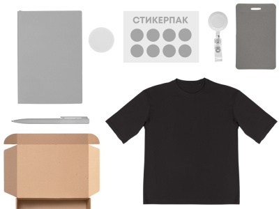 Welcome pack Simple kit, серый , размер XL-2XL