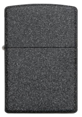 Зажигалка ZIPPO Classic с покрытием Iron Stone™, латунь/сталь, серая, матовая, 38x13x57 мм