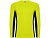 Футболка Shanghai  мужская с длинным рукавом, неоновый желтый/черный , размер 2XL