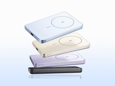 Внешний аккумулятор Xiaomi Super Slim Magnetic Power Bank 5000 Blue