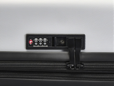 Rover чемодан на колесах из материалов, переработанных согласно стандарту GRS, объемом 70 л, серебристый