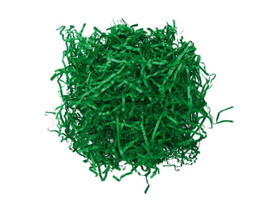 Бумажный наполнитель, 50 г., зеленый , размер 50 г