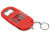 Брелок-открывалка с отвертками и фонариком Uni, софт-тач, красный